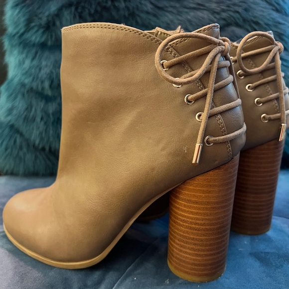 Call It Spring Shoes - Lace up booties